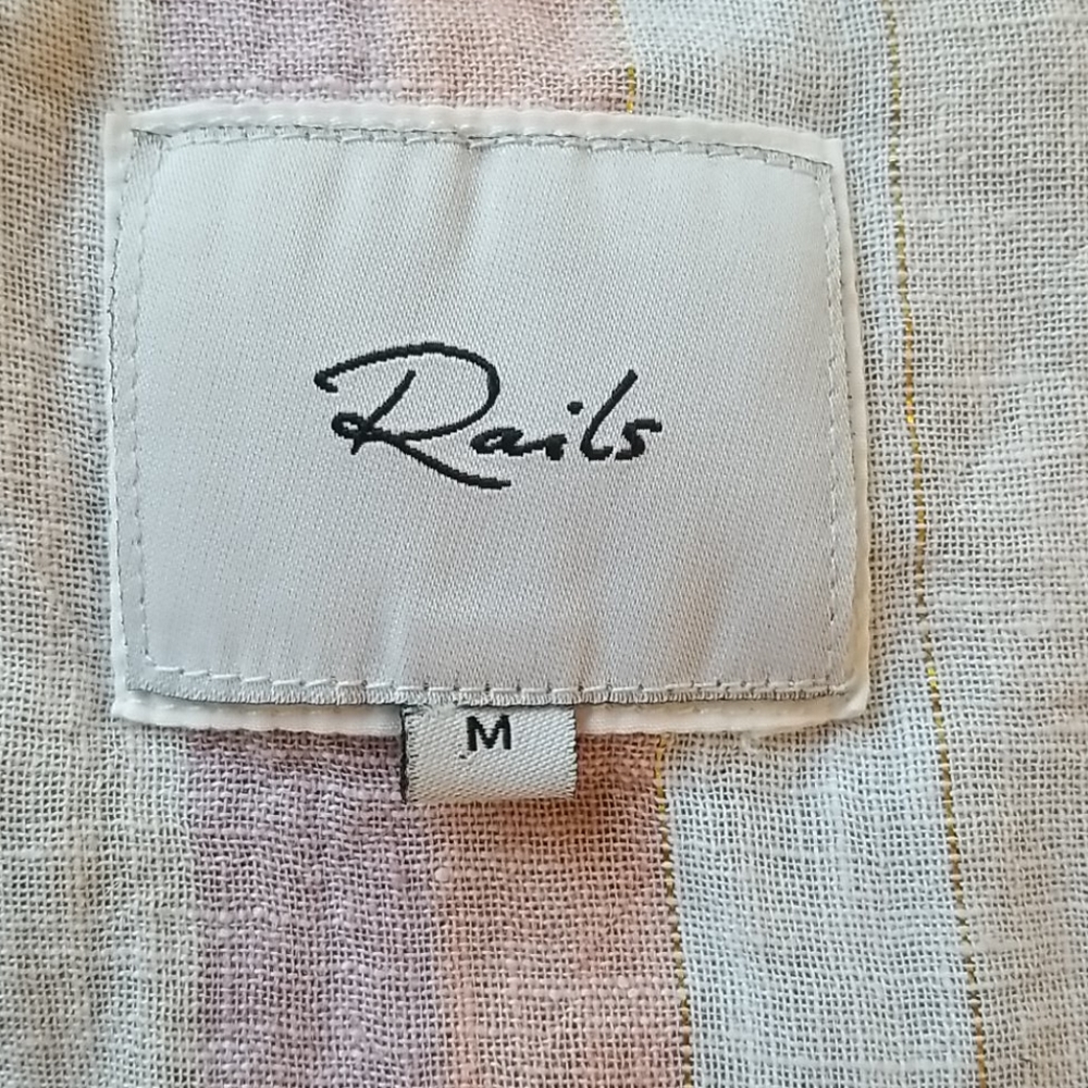 NWOT Rails Mira Metallic Thread Top - Picture 4 of 7